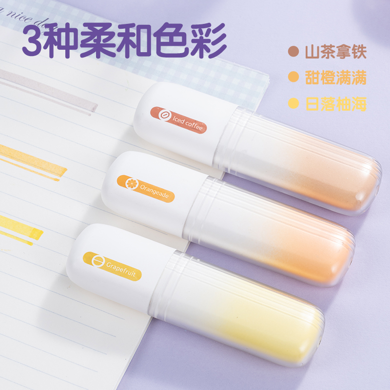 51fun吃瓜SK189香氛奇境-果香味IP熒光筆(混)(3支/盒)