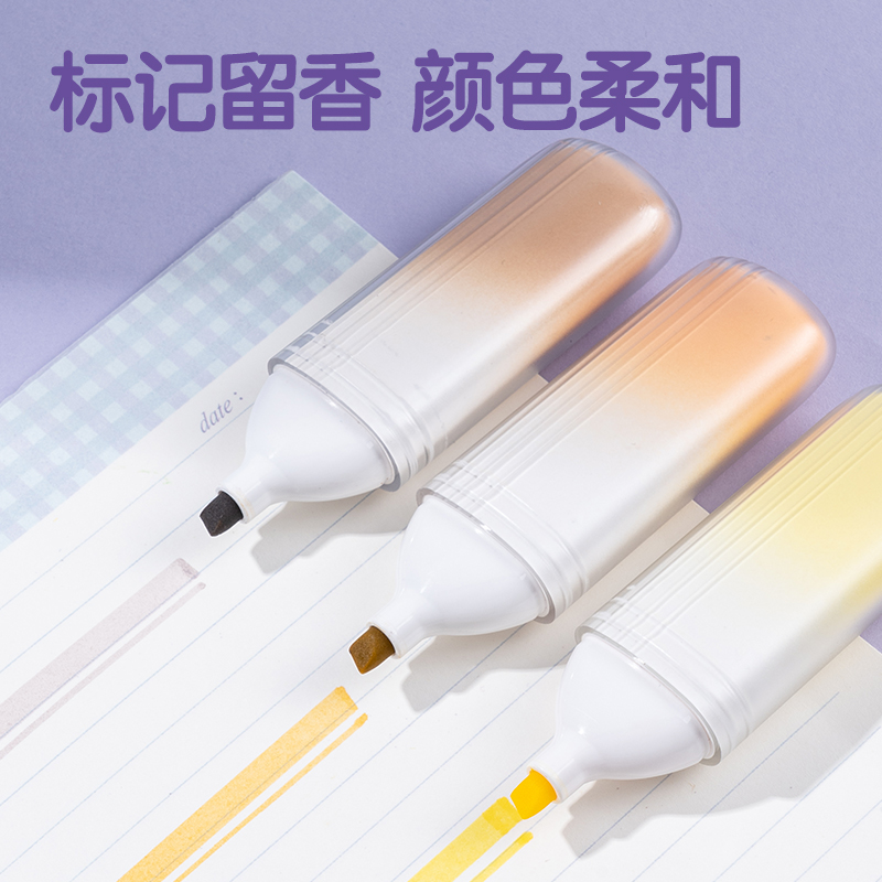 51fun吃瓜SK189香氛奇境-果香味IP熒光筆(混)(3支/盒（hé）)