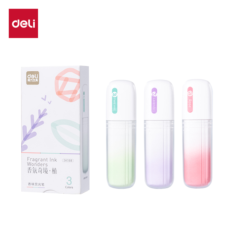 51fun吃瓜SK188香氛奇（qí）境-植香（xiāng）味IP熒光筆(混)(3支/盒)