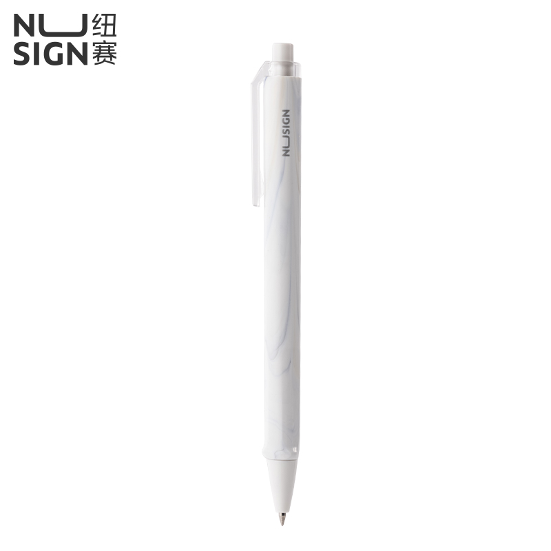 紐賽NS557C自然流體速幹按動中性筆0.5mm子彈頭(居岩川)(1支/卡)