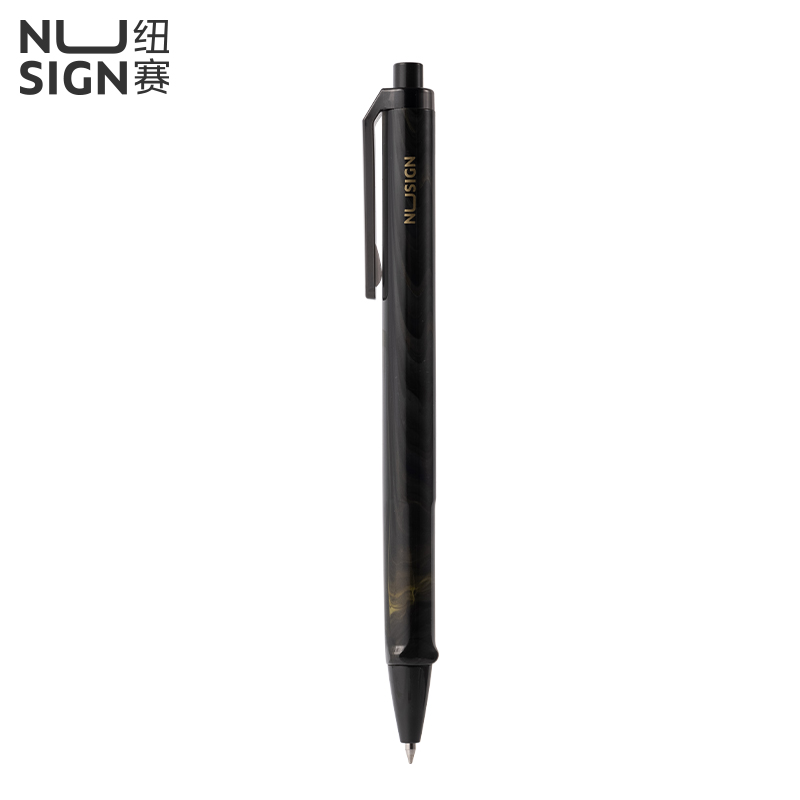 紐賽NS557C自然流體速幹按動中性筆0.5mm子彈（dàn）頭(清照夜)(1支/卡)