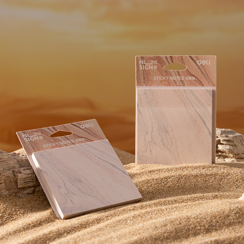 紐賽NS357-C自然流體記事貼74mm×74mm-60張(混)(袋)