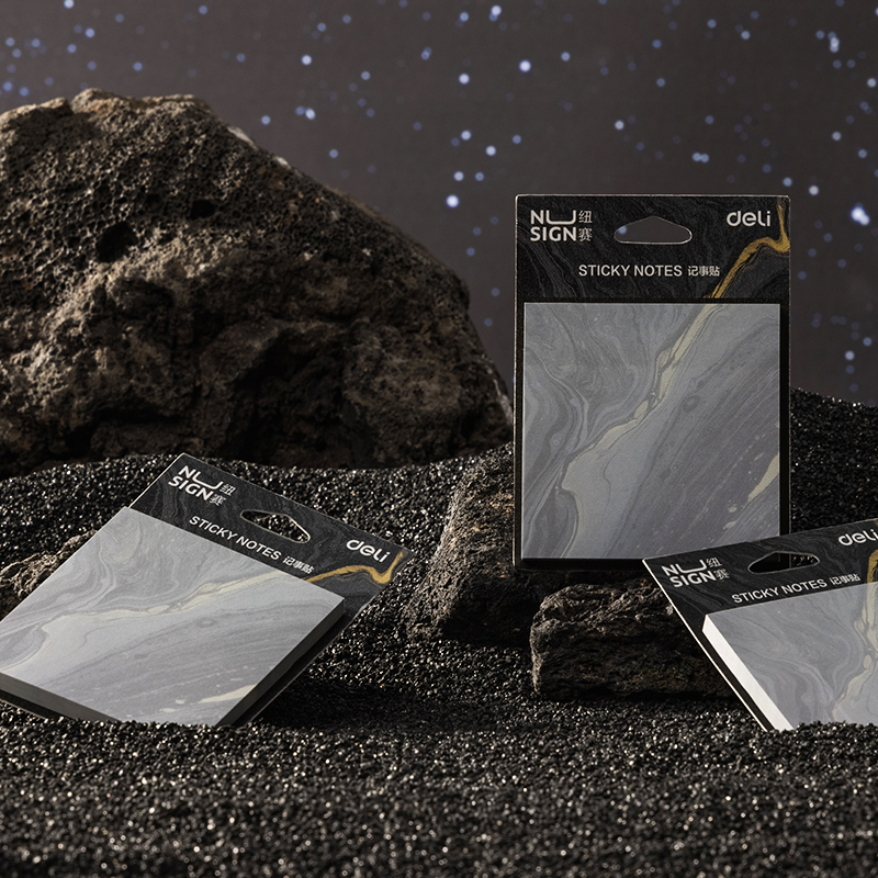 紐賽（sài）NS357-C自（zì）然流體記事貼74mm×74mm-60張(混)(袋)