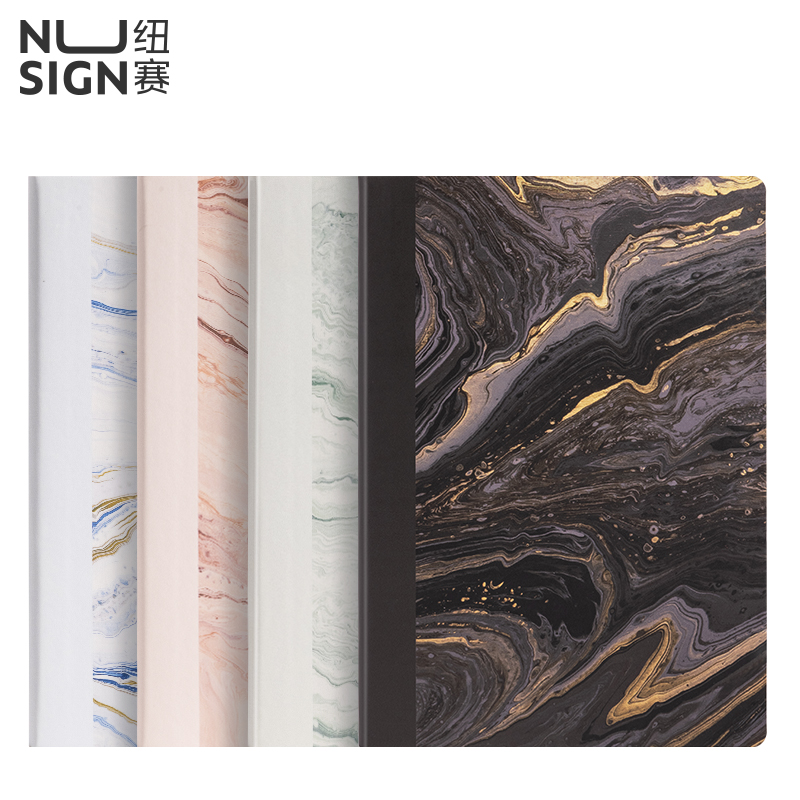 紐賽NS208-C自然流體皮麵本A5-210mmx148mm-96張(混)(本)