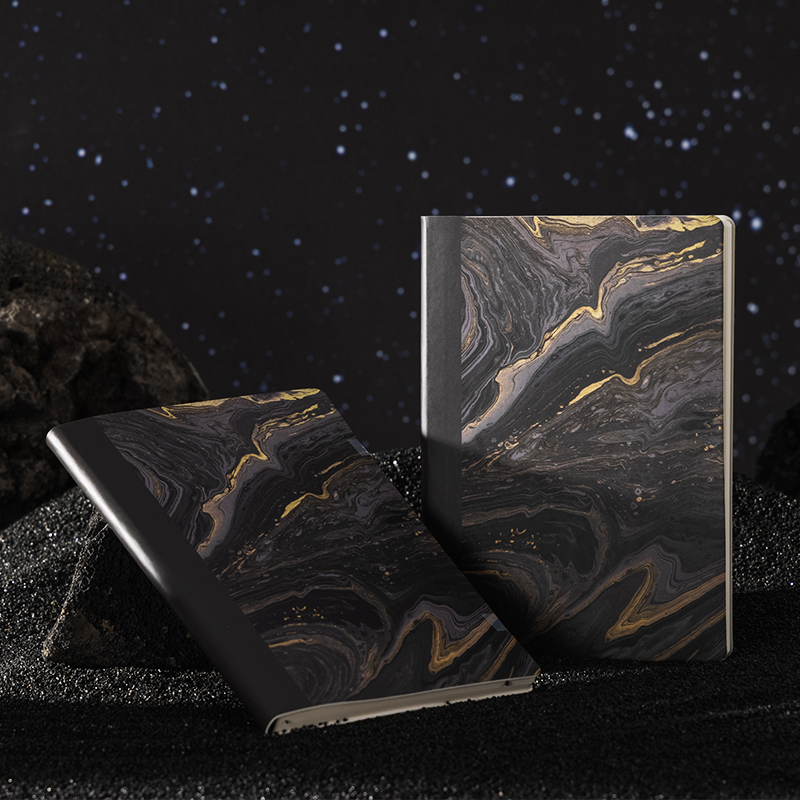 紐賽NS208-C自然流體皮麵本A5-210mmx148mm-96張(混)(本)