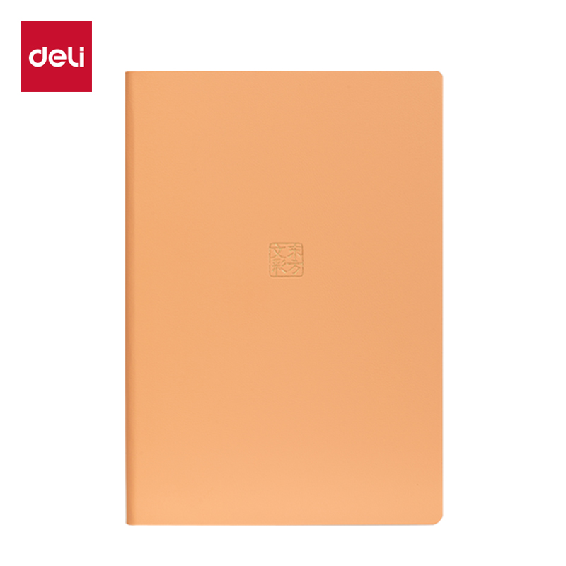 得（dé）力DF710東方文彩皮麵本210mmx143mm120張(赤璋(黃))(本)