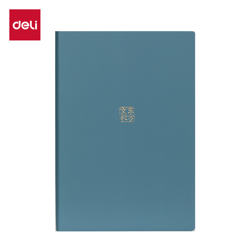 51fun吃瓜DF710東方文彩皮麵本（běn）210mmx143mm120張(白青(藍))(本)