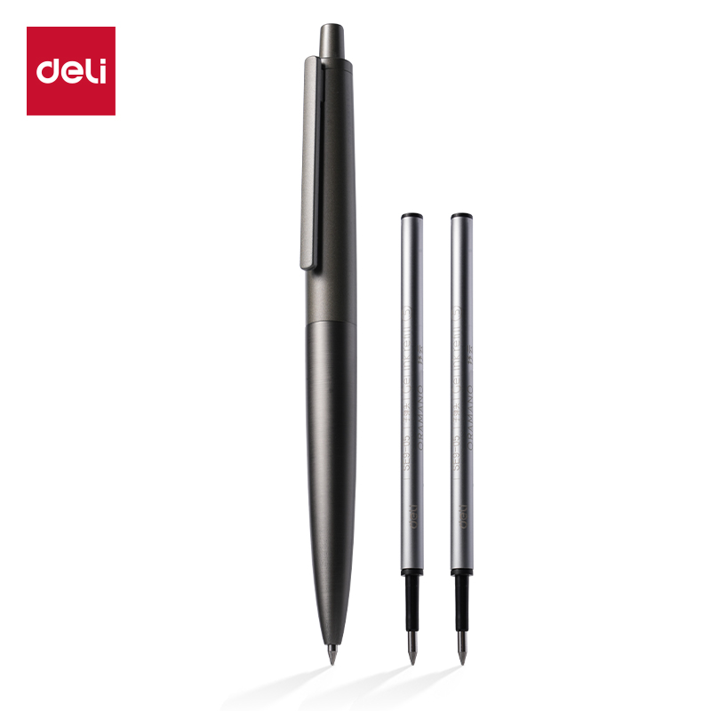 51fun吃瓜（lì）DF199東方文彩臻順滑按動IP中（zhōng）性筆0.5mm子彈頭(黑)(支)