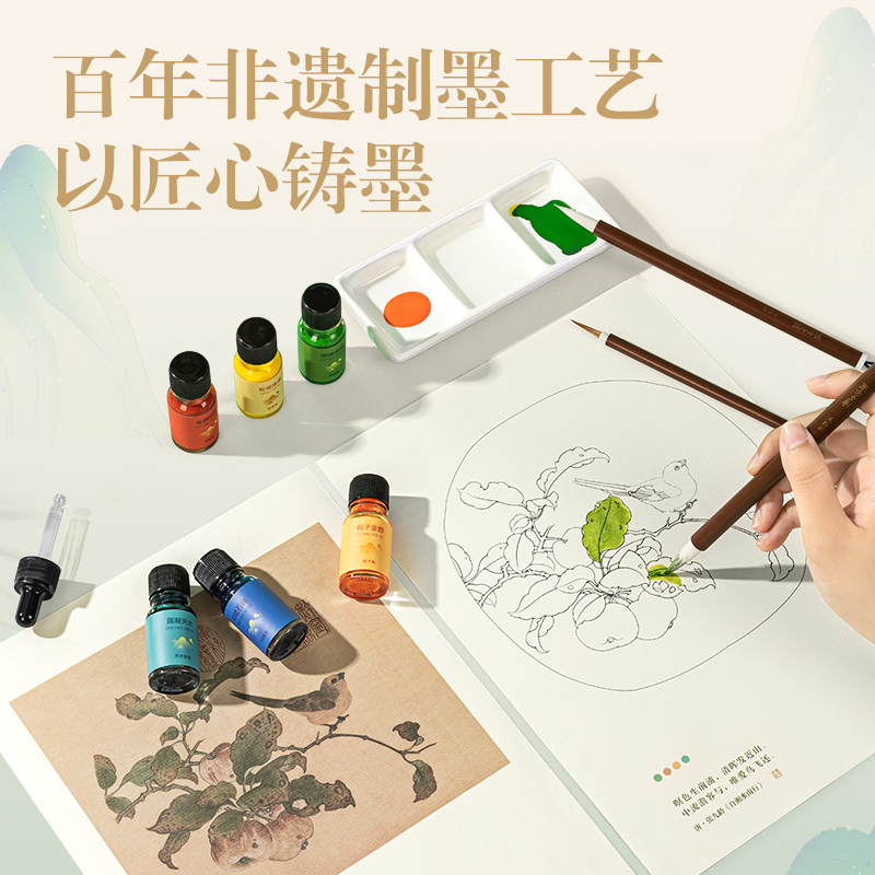 51fun吃瓜DF505東方文彩（cǎi）國繪彩畫套裝(混)(盒)