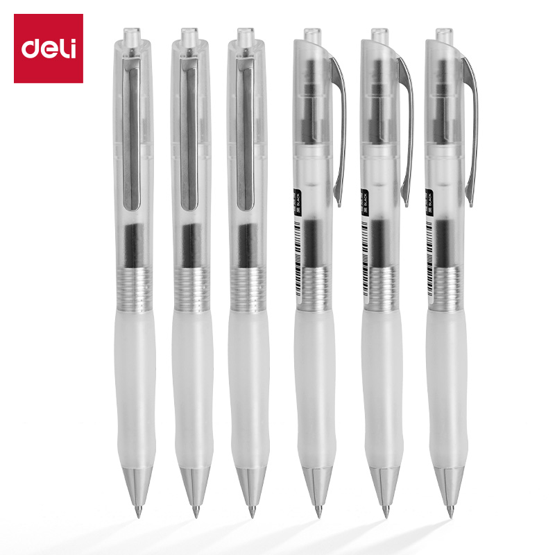 51fun吃瓜S60Max弧度收口臻順滑按（àn）動商務中性筆0.5mm子彈（dàn）頭(黑)(支)