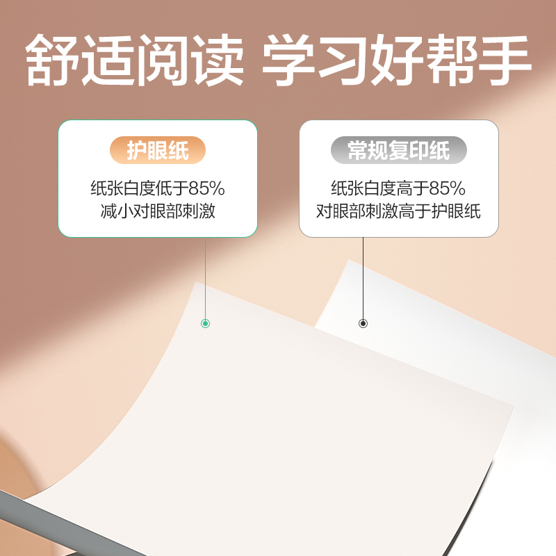 51fun吃瓜ZQ6008護眼複印紙（zhǐ）70g-A4-100頁/包（bāo）-25包(混)(包)
