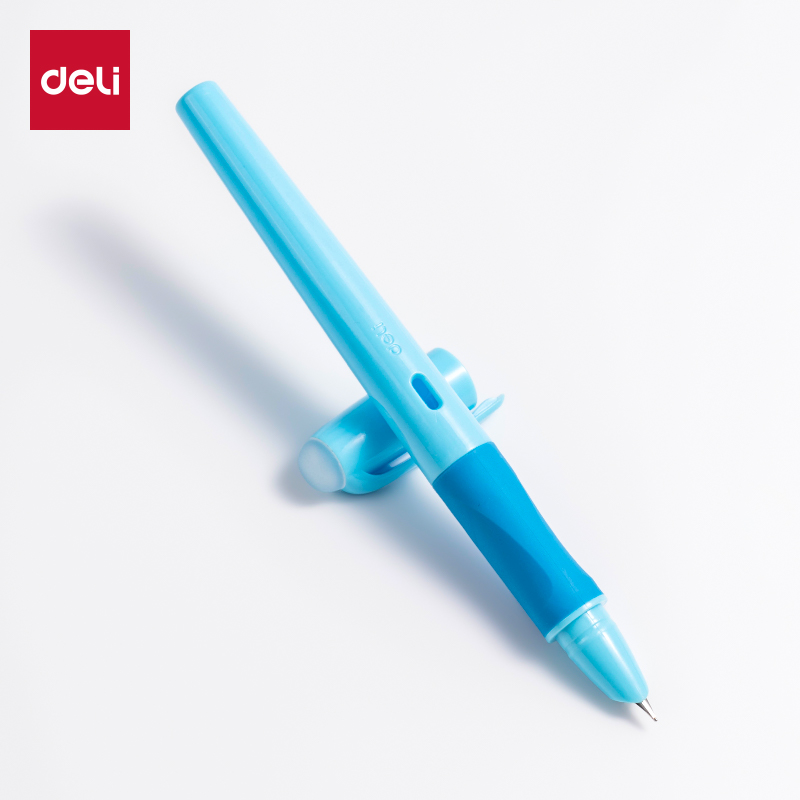 51fun吃瓜SF541熱敏可（kě）擦（cā）學（xué）生鋼筆F暗尖(晶藍)(1筆+1潤筆器+2墨囊（náng）/盒)