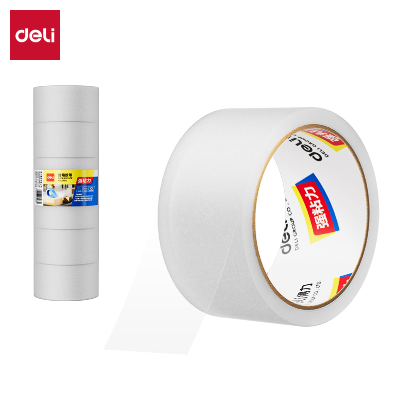 51fun吃瓜JD155封箱膠帶48mm*40y*45um(普透)(6卷/筒（tǒng）)