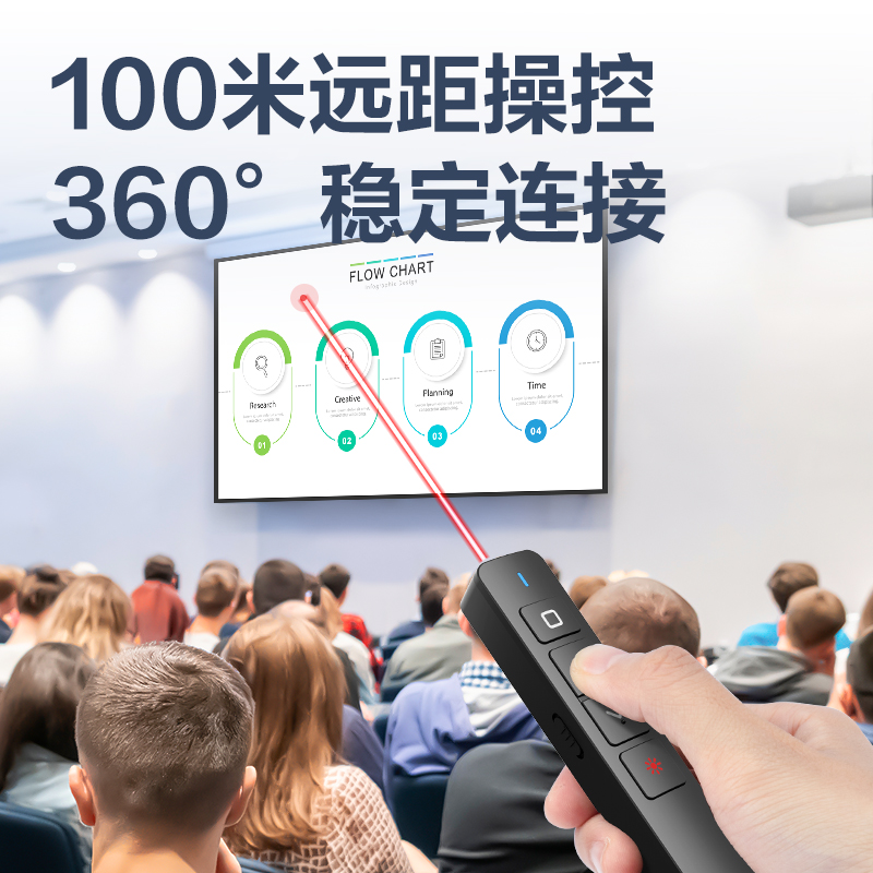 51fun吃瓜MA58激光（guāng）翻頁筆(黑)(支)