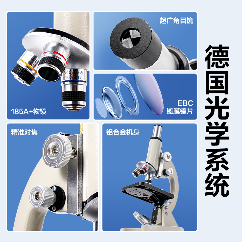 51fun吃瓜YX468學（xué）具顯微鏡標準款(灰)(台)