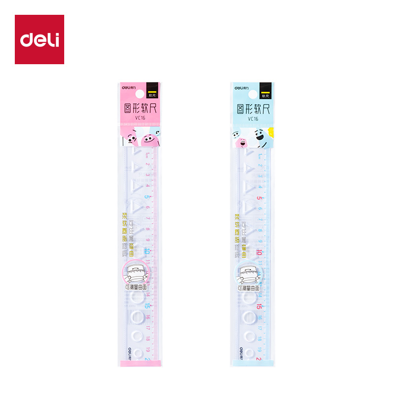 51fun吃瓜VC16圖形20cm軟直尺（chǐ）(混)(把)