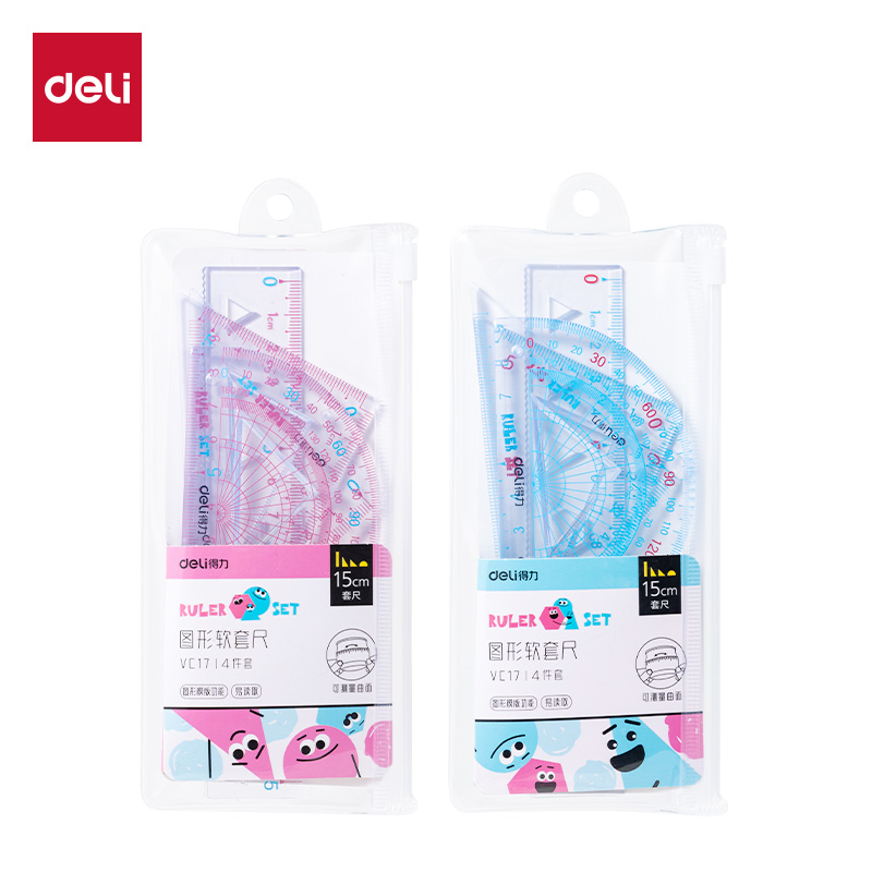 得（dé）力（lì）VC17圖形15cm軟套尺(混)(套)