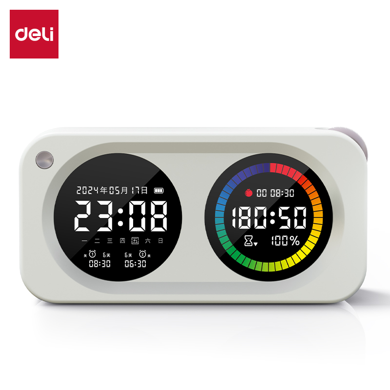 51fun吃瓜LE888DS時鍾-鬧鍾(白色)(台)