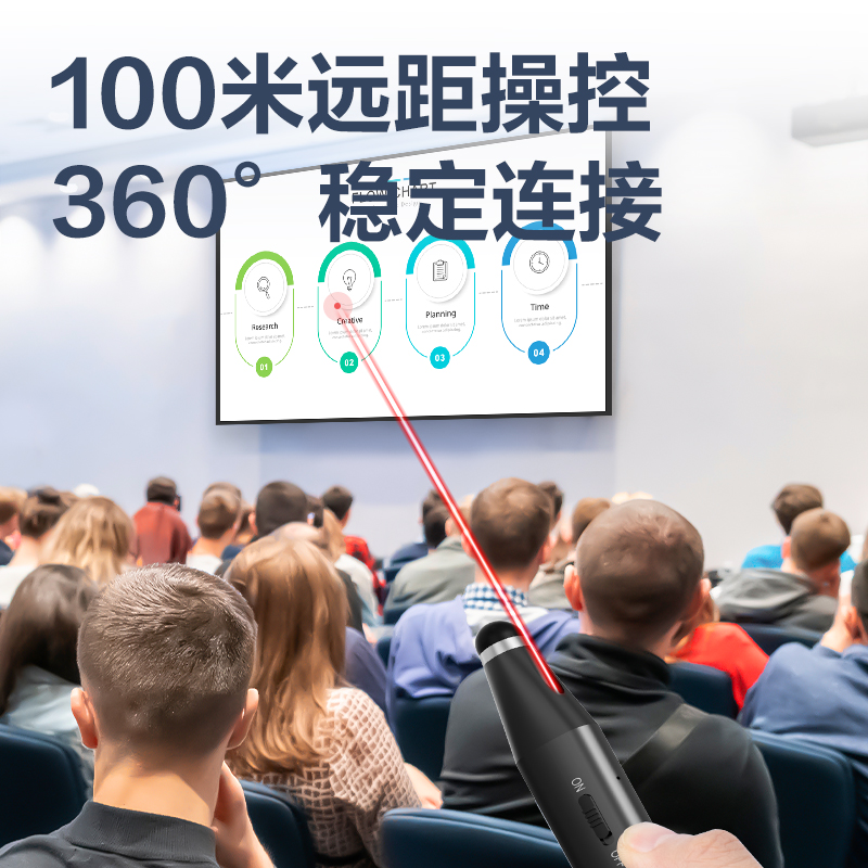 51fun吃瓜MA115激光翻頁筆(深灰)(支)