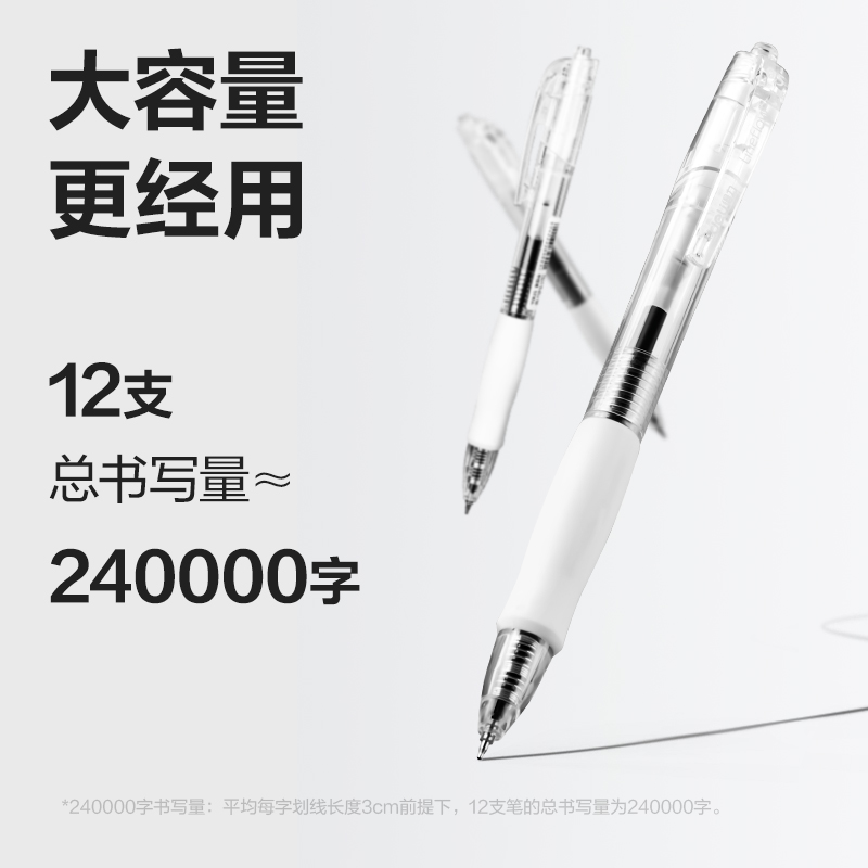 51fun吃瓜S08-G速幹按動個（gè）人中性筆（bǐ）0.5mmST頭(白（bái）色)(支)