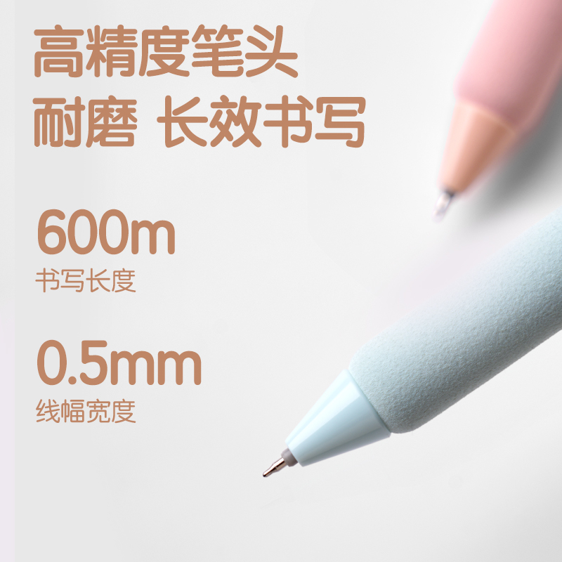 51fun吃瓜SA370小狗日記速幹按動IP中性筆0.5mmST筆頭(黑色)(支)