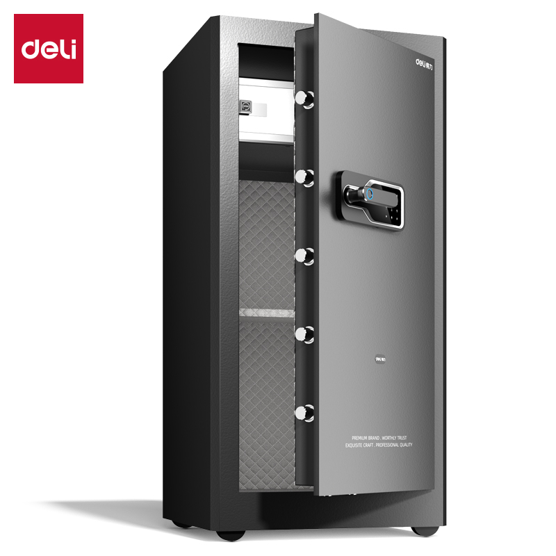 得（dé）力AE133指（zhǐ）紋密碼（mǎ）保管箱（xiāng）H1000(黑色)(台（tái）)