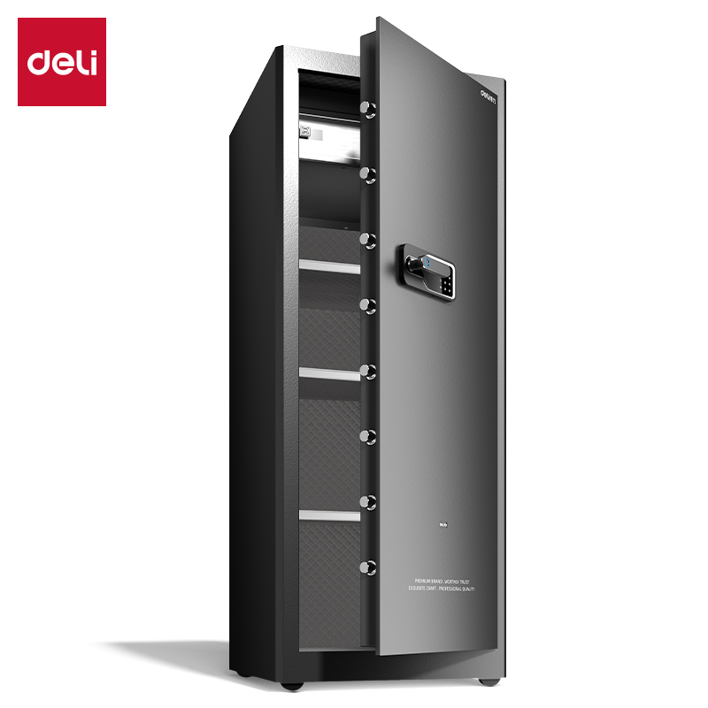 51fun吃瓜AE137指紋密碼保管（guǎn）箱H1500(黑色)(台（tái）)