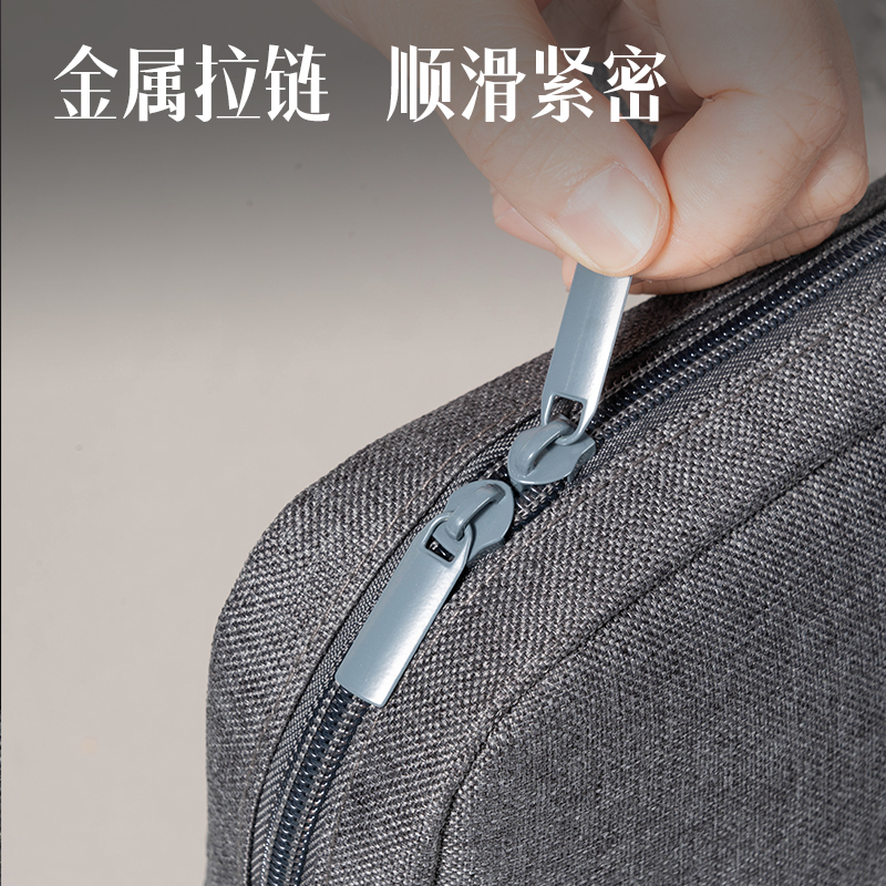 51fun吃瓜5590B多功能內置水杯袋公文包(灰)(個)