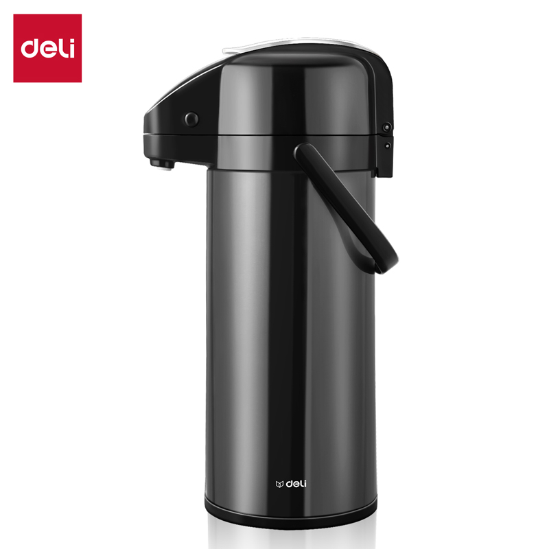 得（dé）力LL108-保溫壺-玻璃內膽2.5L(黑)(1個/彩盒)