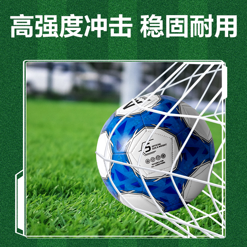 安（ān）格耐特FD201_5號發（fā）泡PVC機縫足（zú）球(白+藍)(個)