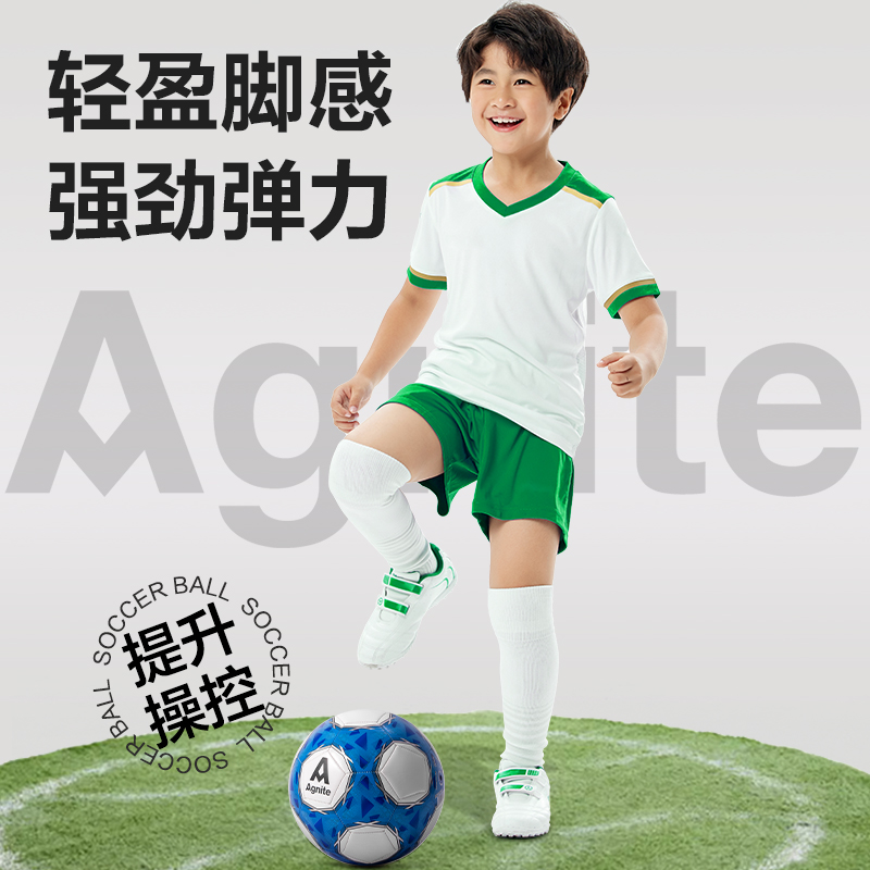 安格耐特FD201_5號發泡（pào）PVC機縫足球(白+藍)(個)