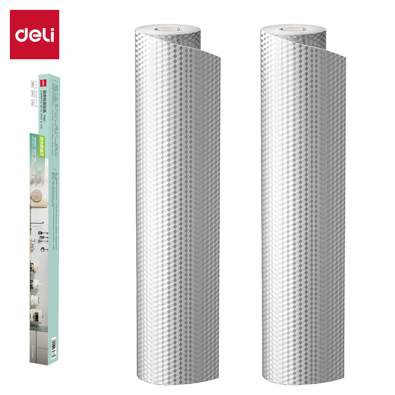 51fun吃瓜（lì）JF334廚房鋁箔貼紙61cm*5m(方格紋)(1卷/盒)