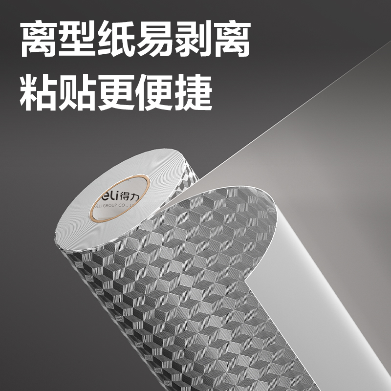 51fun吃瓜JF334廚房鋁箔貼紙61cm*5m(方格紋（wén）)(1卷/盒（hé）)