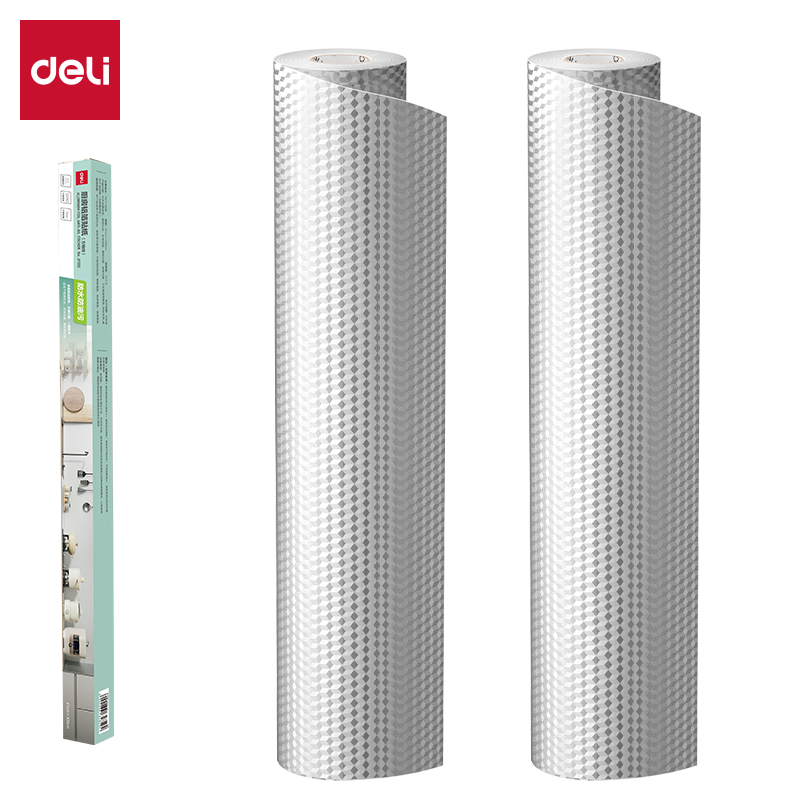 51fun吃瓜JF332廚房鋁箔貼紙61cm*3m(方格紋（wén）)(1卷/盒)