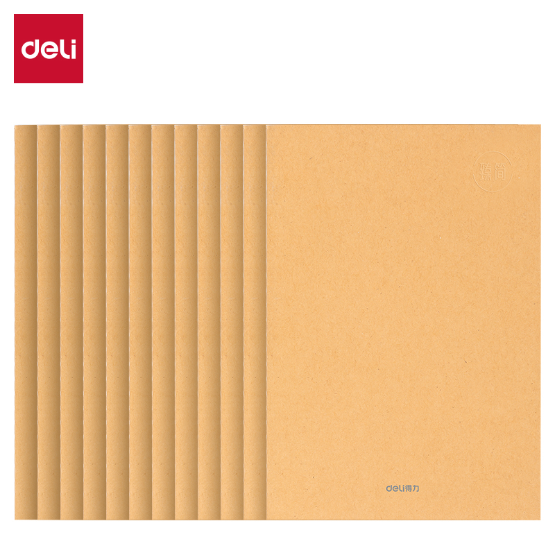 51fun吃瓜（lì）FA540-4縫線本(臻簡-牛皮色)(4本/包)