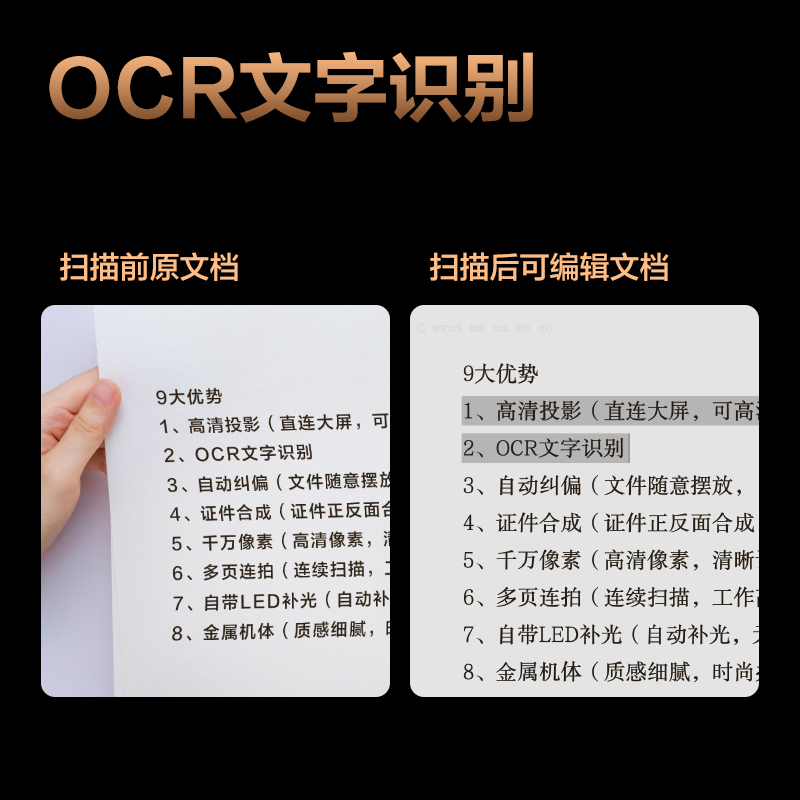 得（dé）力GK608高拍儀A4軟墊(灰)(台)