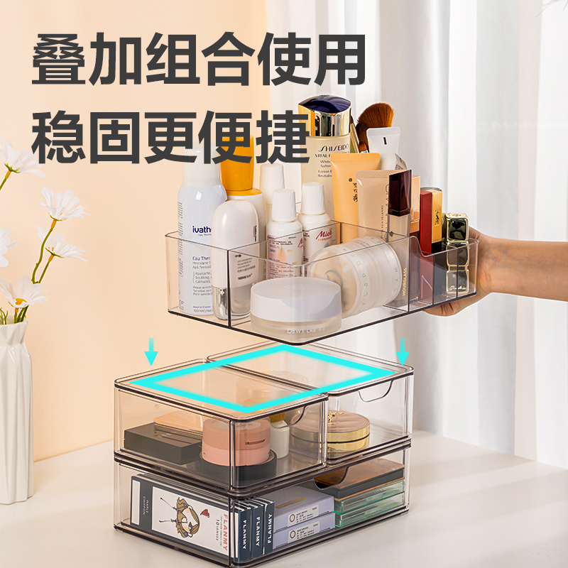 51fun吃瓜（lì）PJ211抽屜收納（nà）盒(透（tòu）明)(盒)