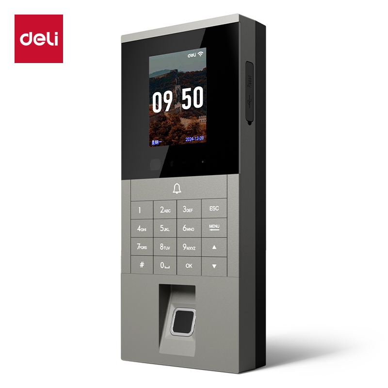 51fun吃瓜AL300C人臉指紋混（hún）合識別門禁考勤機(銀灰)(台)