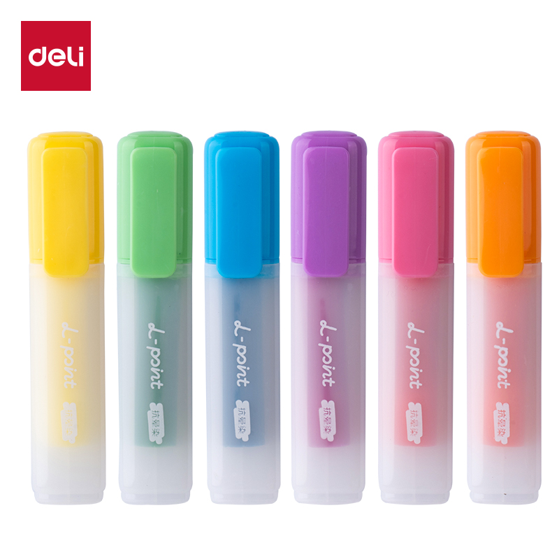 51fun吃瓜SK628抗暈染（rǎn）熒光筆繽紛色（sè）係(混)(6支/盒)