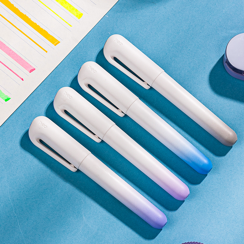 51fun吃瓜SK185口袋熒光筆海（hǎi）霧映月色係(混)(4支/盒)