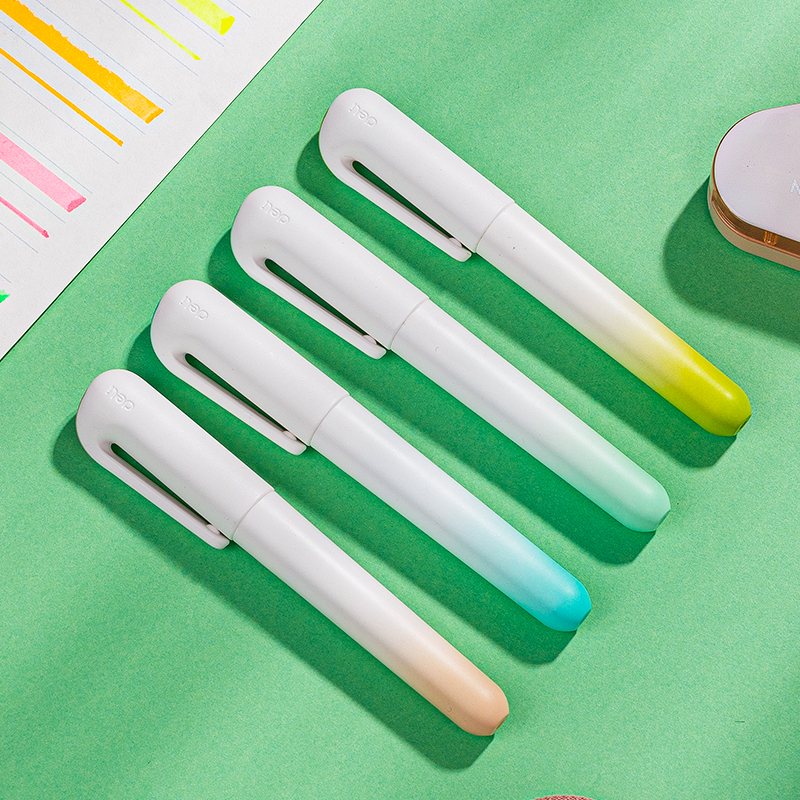 51fun吃瓜SK184口袋熒光筆輕氧山穀色（sè）係(混)(4支/盒)