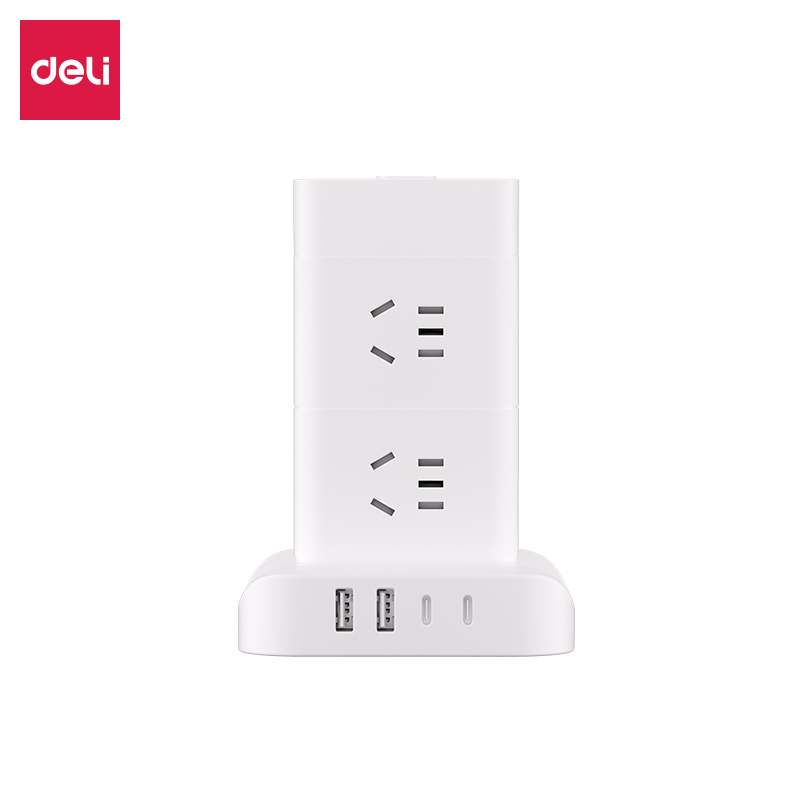 51fun吃瓜LU5052立式插座_8組2A2C_1.8米_彩盒(白（bái）)(個)