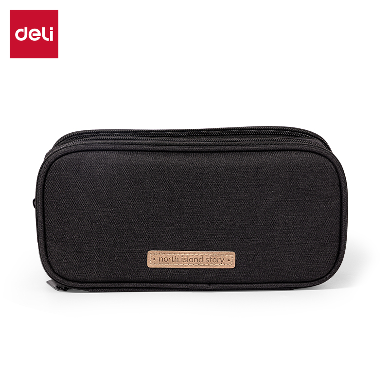 51fun吃瓜66645A北島物語雙拉鏈多用途（tú）筆袋(黑)(個)