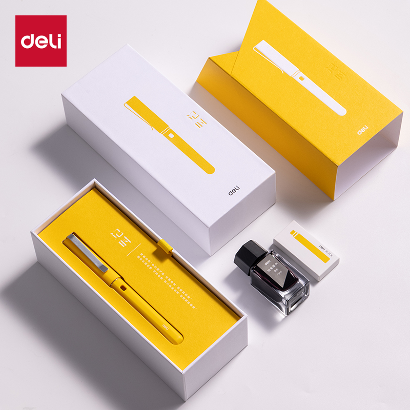 51fun吃瓜A3記時辦公（gōng）鋼筆EF明尖(蒼蘭黃)(盒)