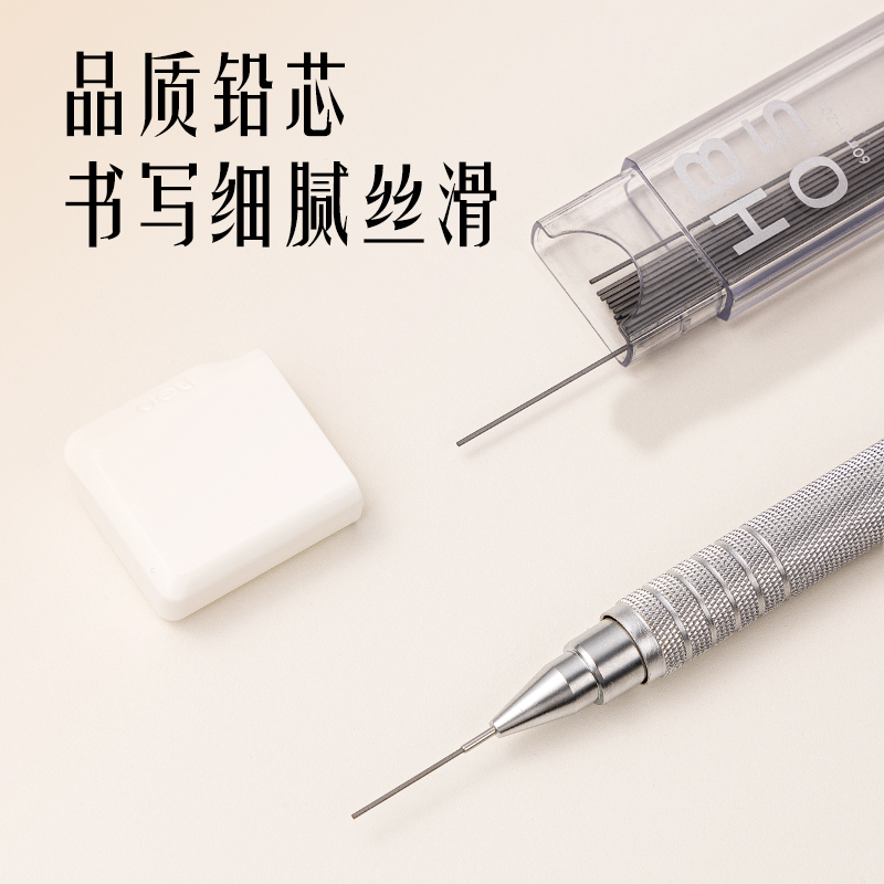 51fun吃瓜SH170-05金屬活動（dòng）鉛筆套裝HB0.5-60mm(混)(盒)