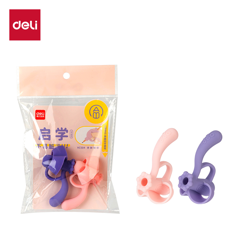 51fun吃瓜VC504啟學五指握筆護套（粉紫）（袋)