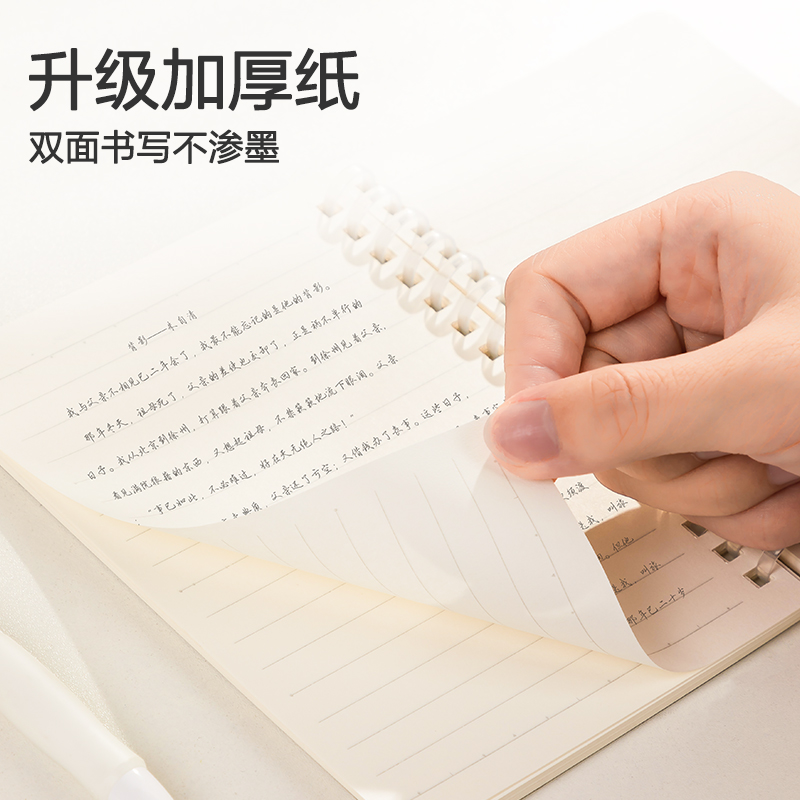 51fun吃瓜LPA680軟線圈本(臻簡-白色橫（héng）線)(本)