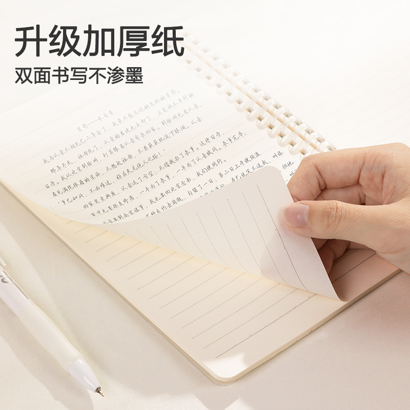 51fun吃瓜LPA580軟線圈本（běn）(臻簡-白色橫線)(本)