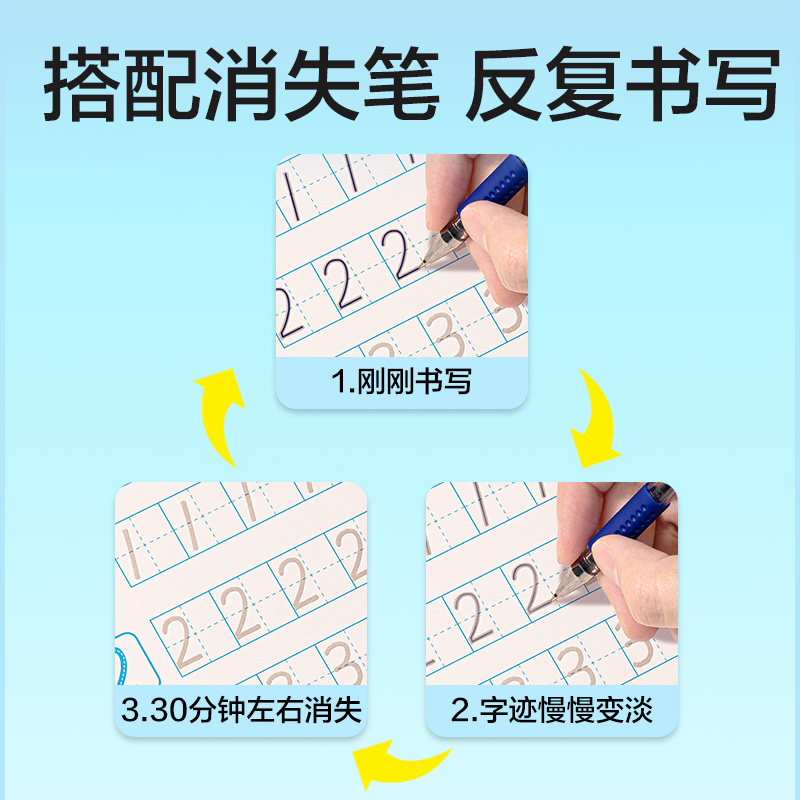HW326凹槽字（zì）帖（tiē）套裝(混)(4本/套)