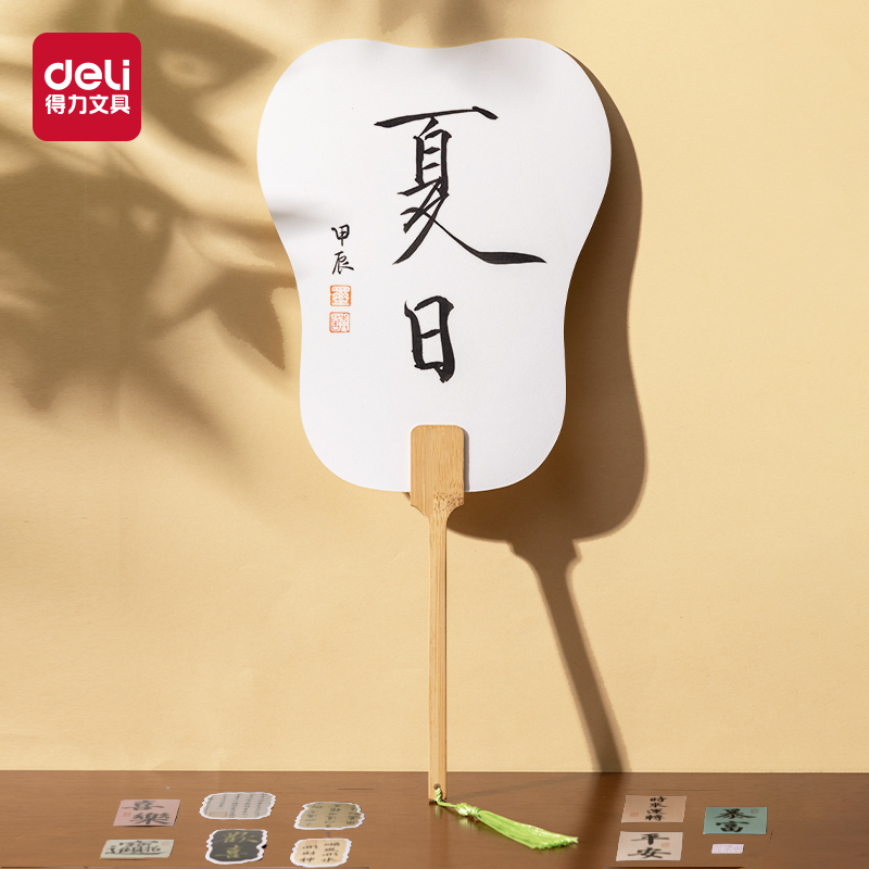 51fun吃瓜HW702-3生宣團扇-芭蕉扇(混)(袋)